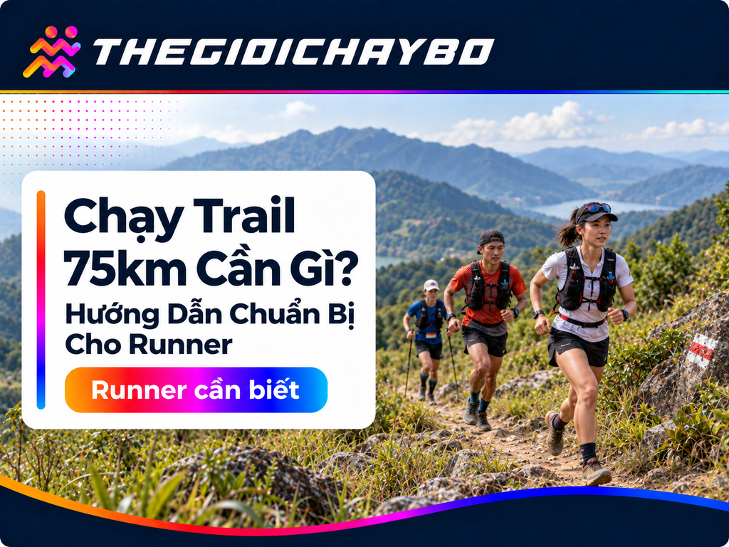 Chạy Trail 75km Cần Gì? Hướng Dẫn Chuẩn Bị Cho Runner