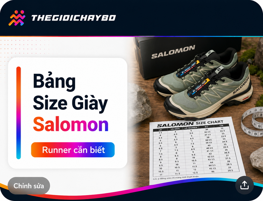 Bảng Size Giày Salomon Nam, Nữ Và Cách Chọn Cho Trail