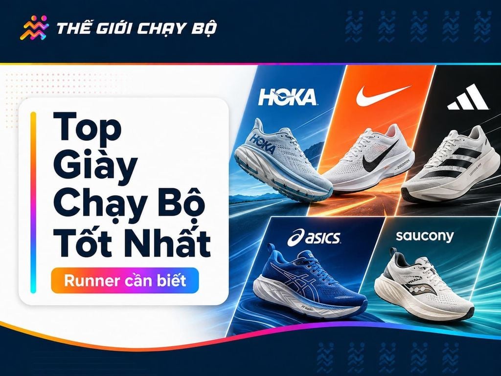 [Update 2026] Top Giày Chạy Bộ Tốt Nhất 2026 Dành Cho nam và Nữ
