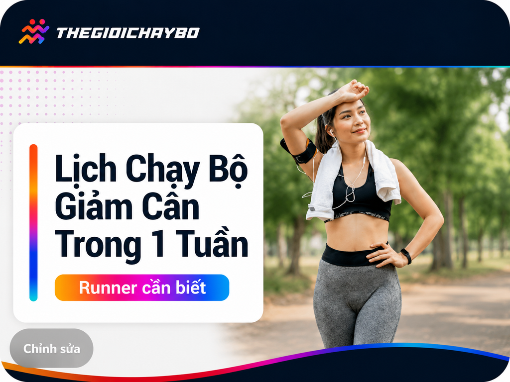 Lịch Chạy Bộ Giảm Cân Trong 1 Tuần Theo Từng Thể Trạng