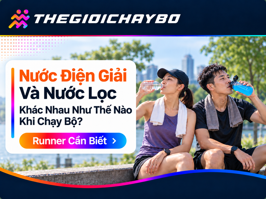 Nước Điện Giải Và Nước Lọc Khác Nhau Như Thế Nào Khi Chạy Bộ?