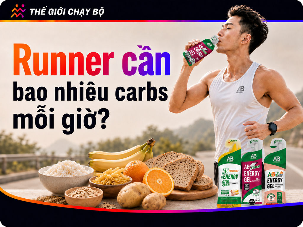 Runner cần Bao Nhiêu Carbs Mỗi Giờ? Mức Nạp Carbonhydrate Khi Chạy