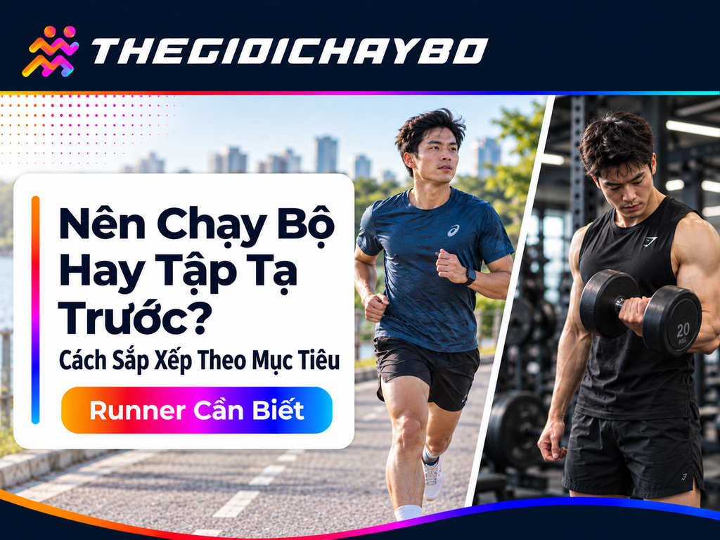Nên Chạy Bộ Hay Tập Tạ Trước? Cách Sắp Xếp Theo Mục Tiêu Tập Luyện