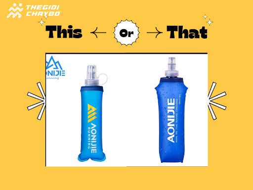 So Sánh Bình Nước Chạy Bộ Dung Tích 250ml vs 500ml?