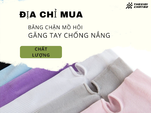 Thế Giới Chạy Bộ: địa chỉ mua băng chắn mồ hôi, ống tay chống nắng chất lượng