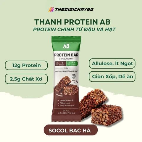 AB Protein Bar vị Chocolate Bạc Hà
