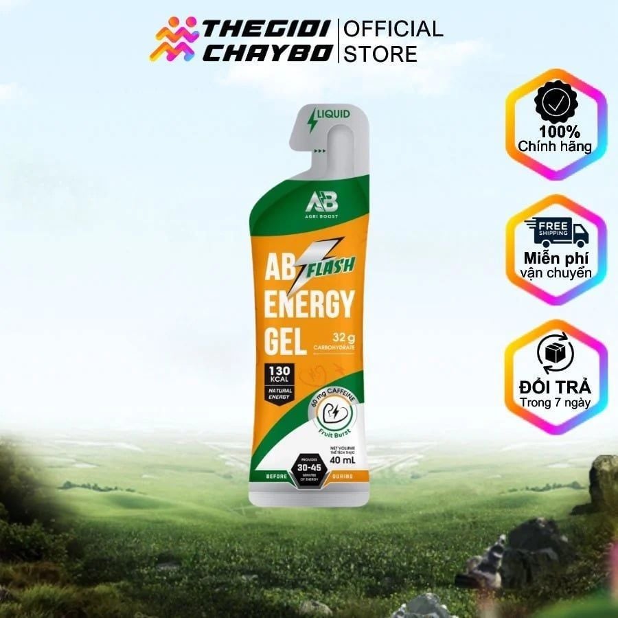 AB Flash Fruit Burst-Caffeine Gel