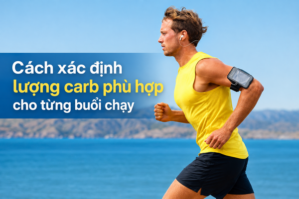 Cách xác định lượng carb phù hợp cho từng buổi chạy