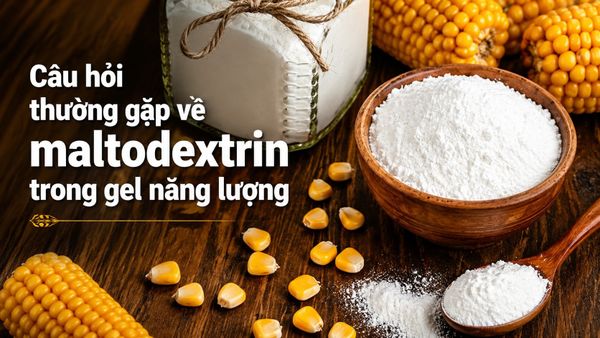 Câu hỏi thường gặp về maltodextrin trong gel năng lượng