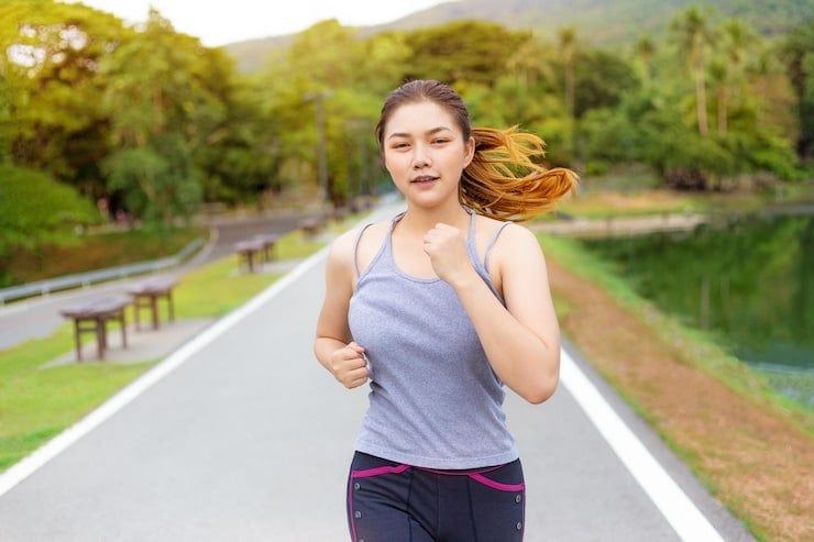 chạy bộ có làm giảm mỡ mặt không