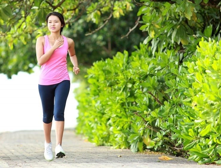 chạy bộ có làm giảm mỡ mặt không