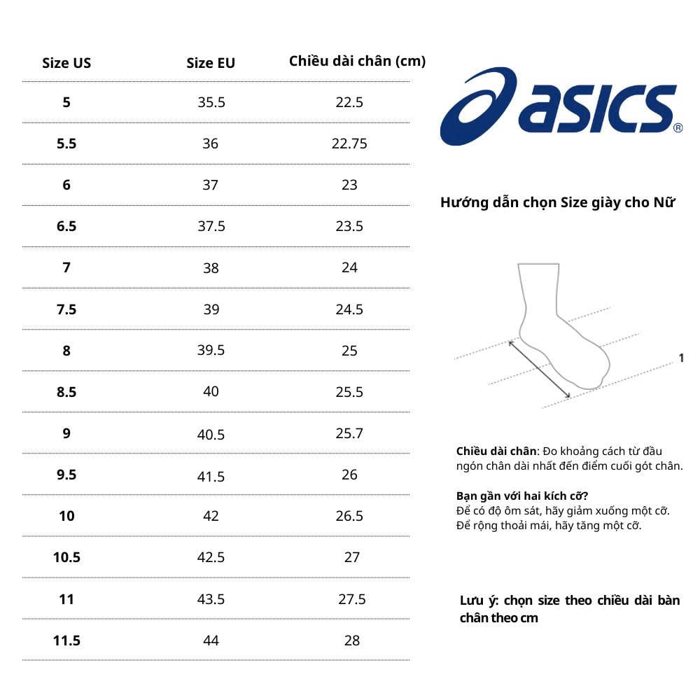 Hướng dẫn chọn Size