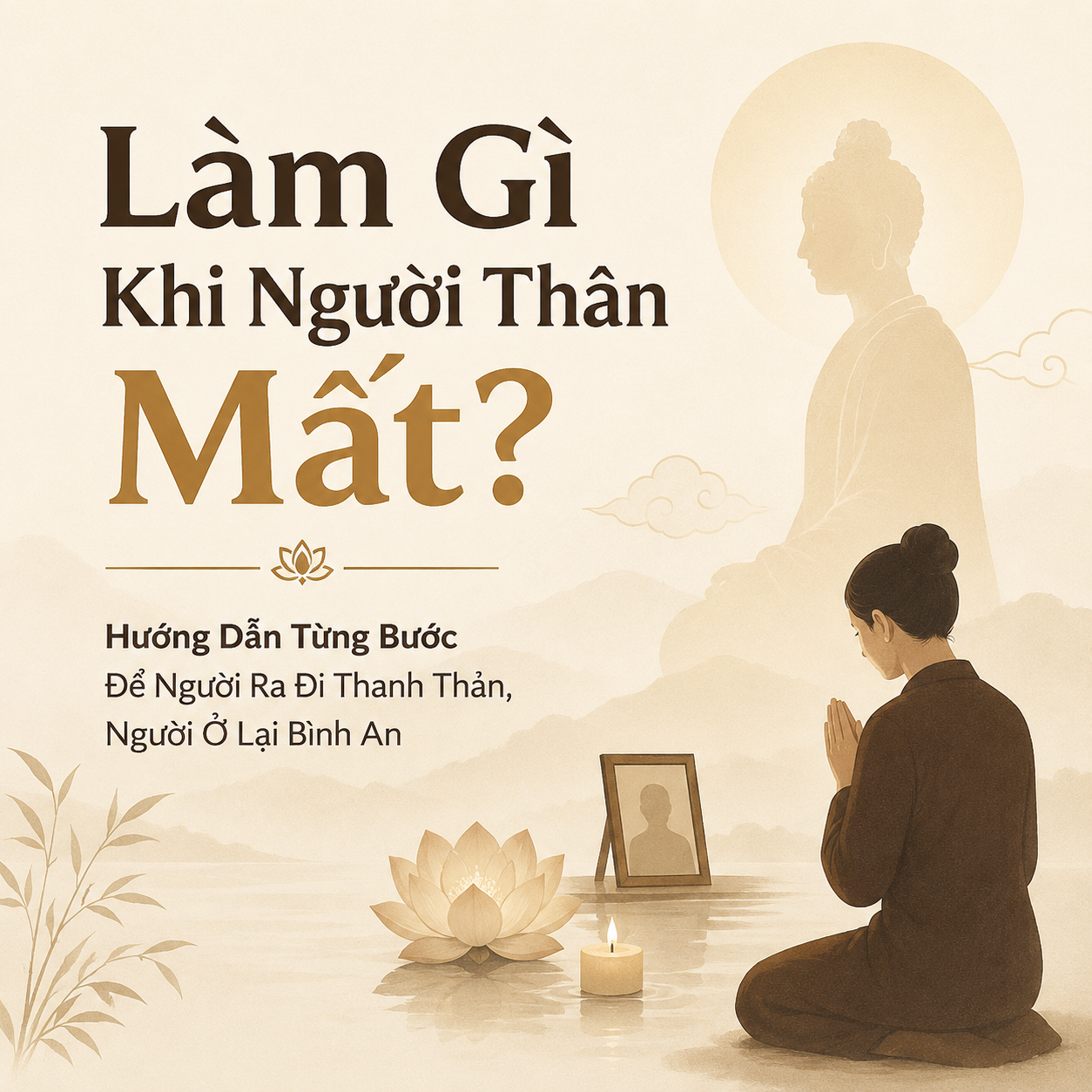 Làm Gì Khi Người Thân Mất? Hướng Dẫn Từng Bước Để Người Ra Đi Thanh Thản, Người Ở Lại Bình An