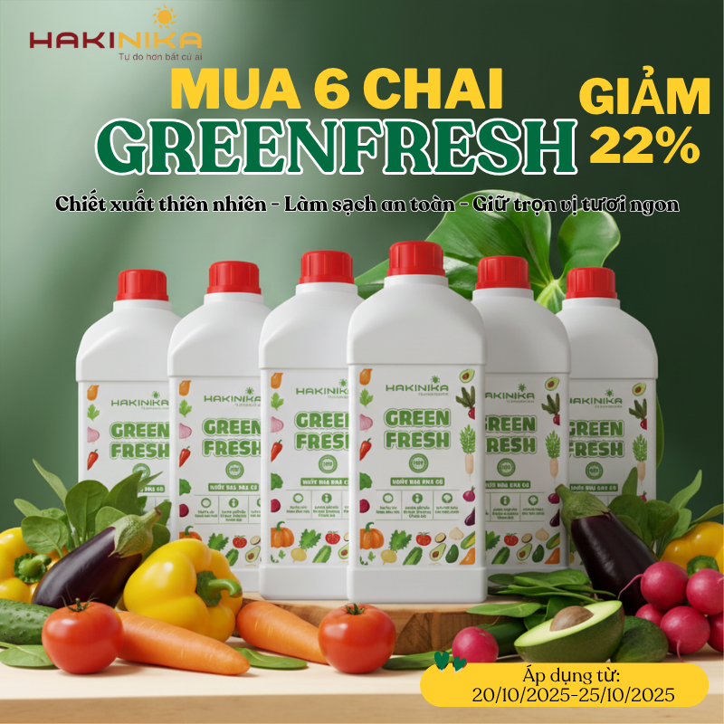 📢 TUẦN LỄ VÀNG GREENFRESH –💥 HOT SALE GIẢM NGAY 22%💥 NHANH TAY KẺO HẾT