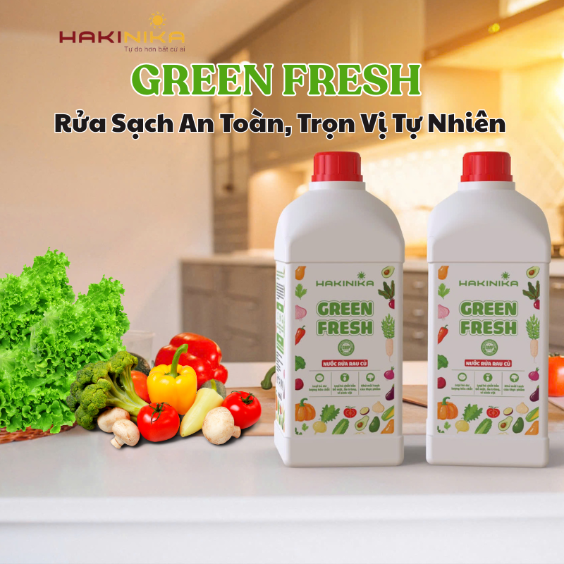 🌿 GREENFRESH – RỬA SẠCH AN TOÀN, TRỌN Vị TỰ NHIÊN
