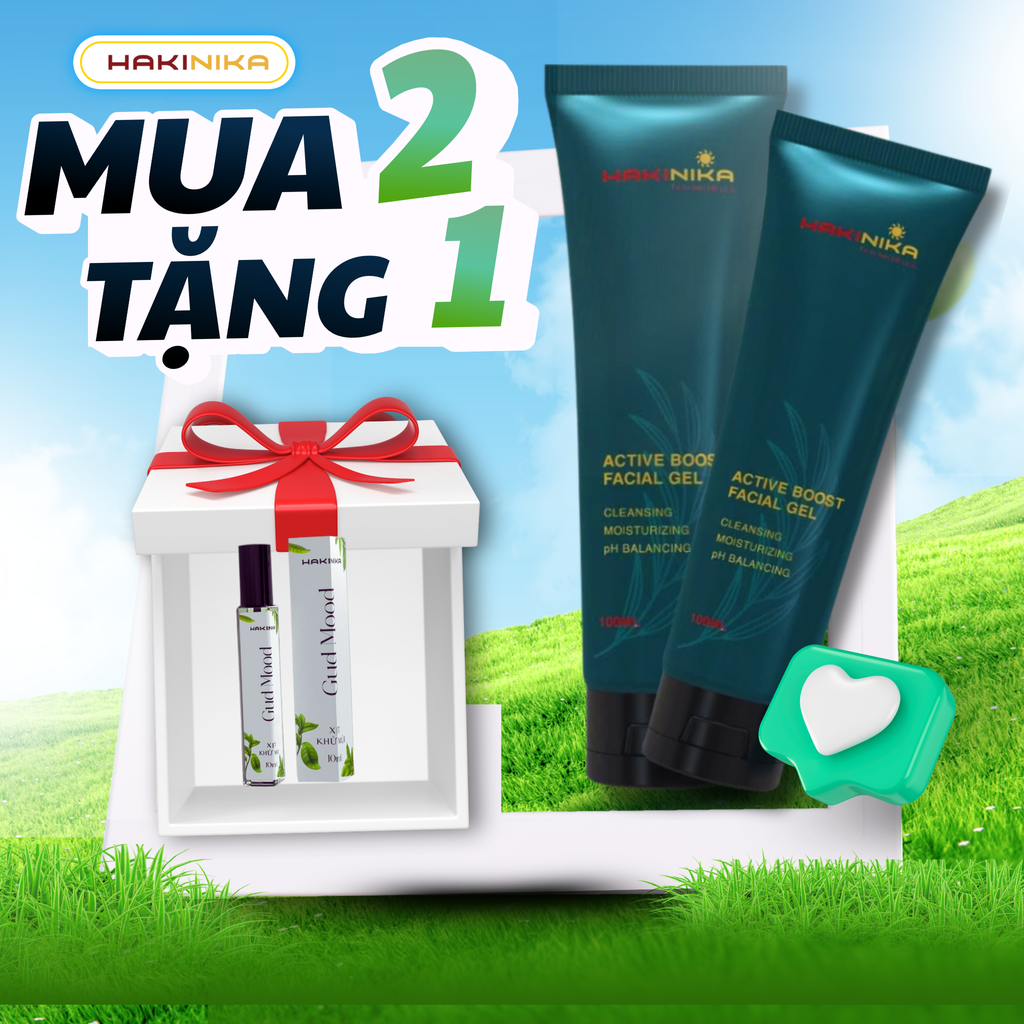 MUA 2 Chai SỮA RỬA MẶT, TẶNG 1 XỊT KHỬ MÙI TOÀN THÂN GUDMOOD!