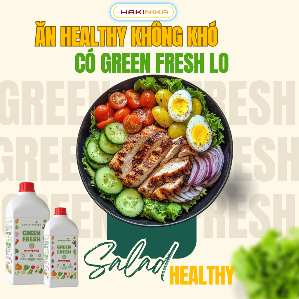 🥗 SALAD SẠCH – LỐI SỐNG HEALTHY BẮT ĐẦU TỪ NGUYÊN LIỆU TƯƠI & AN TOÀN