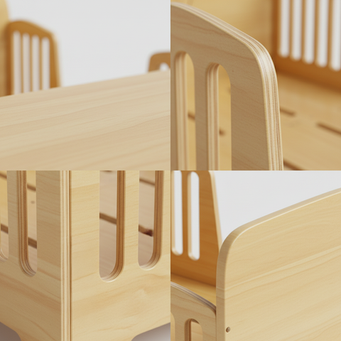 Plywood Phủ Melamine: Sự Kết Hợp Hoàn Hảo Giữa Độ Bền Và Tính Thẩm Mỹ Trong Nội Thất Montessori