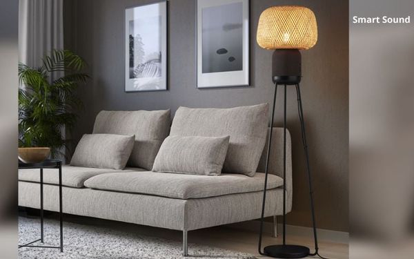 SYMFONISK Floor lamp with Wi-Fi speaker