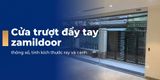 Cửa trượt đẩy tay Zamilldoor bản 131: thông số, cách tính kích thước ray và cánh