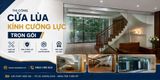 Thi công cửa lùa kính cường lực trọn gói
