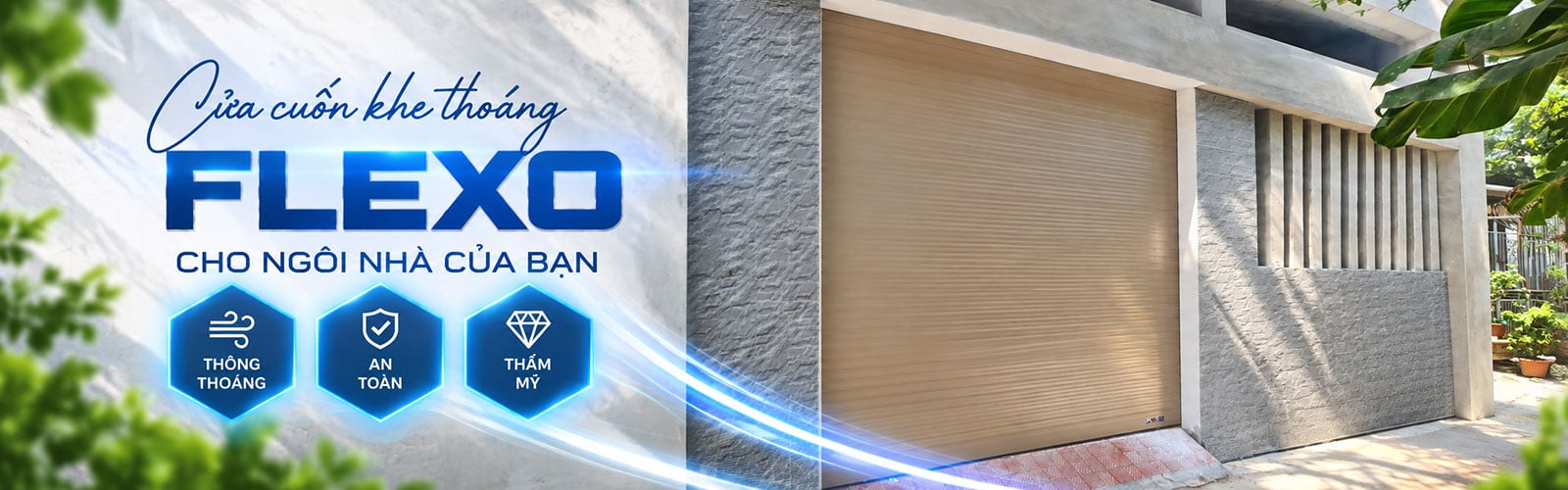 Cửa cuốn khe thoáng Flexo
