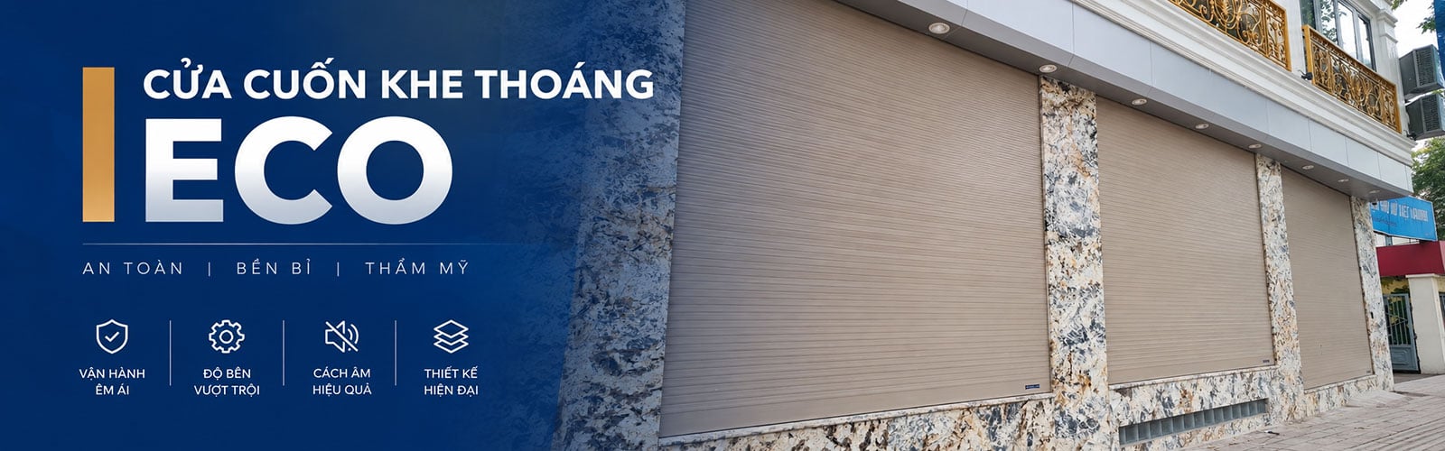 Cửa cuốn khe thoáng ECO