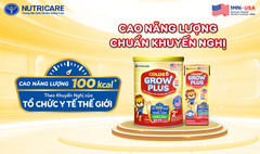 Công thức cao năng lượng – Bước tiến trong dinh dưỡng khoa học, hỗ trợ trẻ tăng cân, cao khoẻ