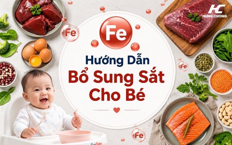 Hướng Dẫn Bổ Sung Sắt Cho Bé An Toàn Và Hiệu Quả Theo Từng Độ Tuổi