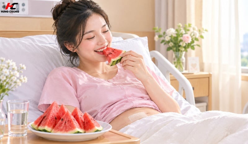 Sau Sinh Mổ Ăn Dưa Hấu Được Không? Lời Khuyên Dinh Dưỡng Cho Mẹ