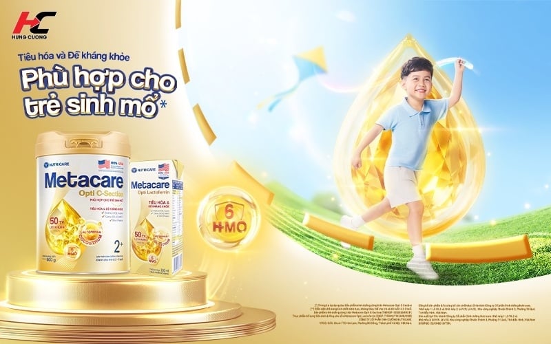 Hùng Cường Nutricare Ra Mắt Metacare Opti C-Section - Giải Pháp Dinh Dưỡng Cho Trẻ Sinh Mổ