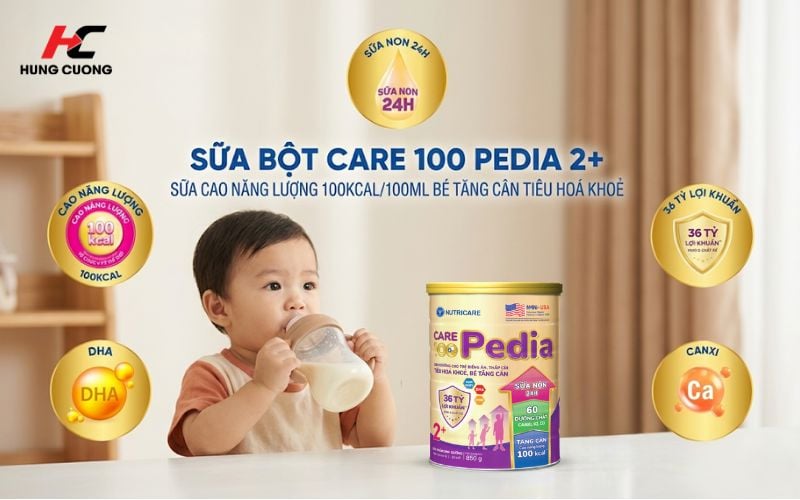 Sữa Care 100 Pedia 2+