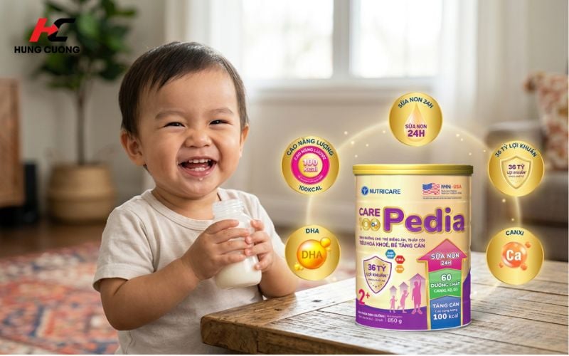 Thành phần nổi bật của Care 100 Pedia 2+