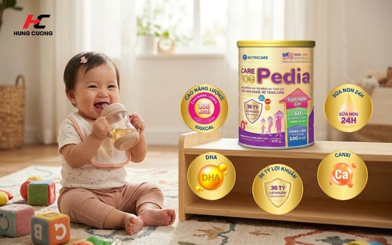 Thành phần nổi bật của Care 100 Pedia 0+