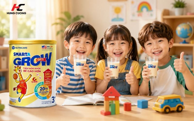 Thành phần nổi bật của sữa bột Smarta Grow Opti 3+