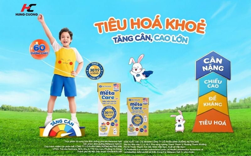 MetaCare Opti - Tiêu hoá khoẻ, tăng cân, cao lớn
