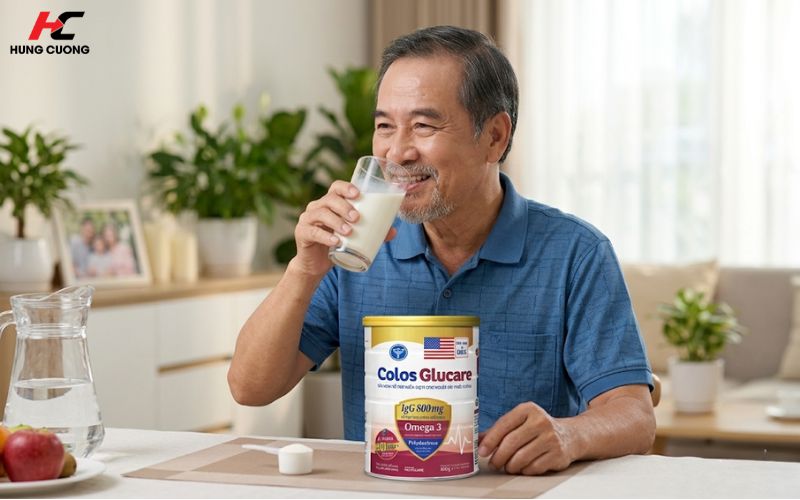 Công dụng của sữa bột Colos Glucare