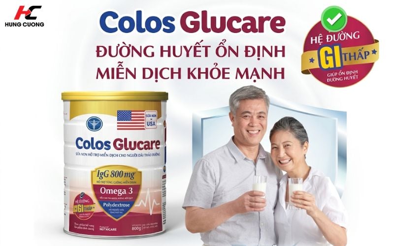 Thành phần nổi bật của sữa bột Colos Glucare