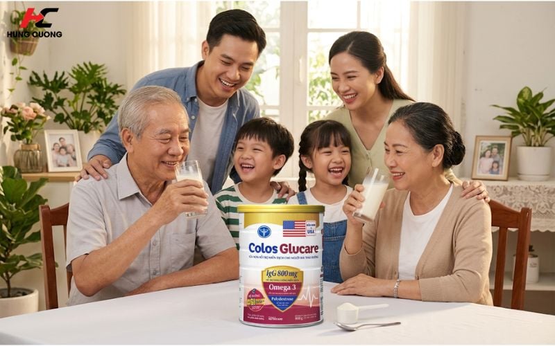 Sữa bột Colos Glucare