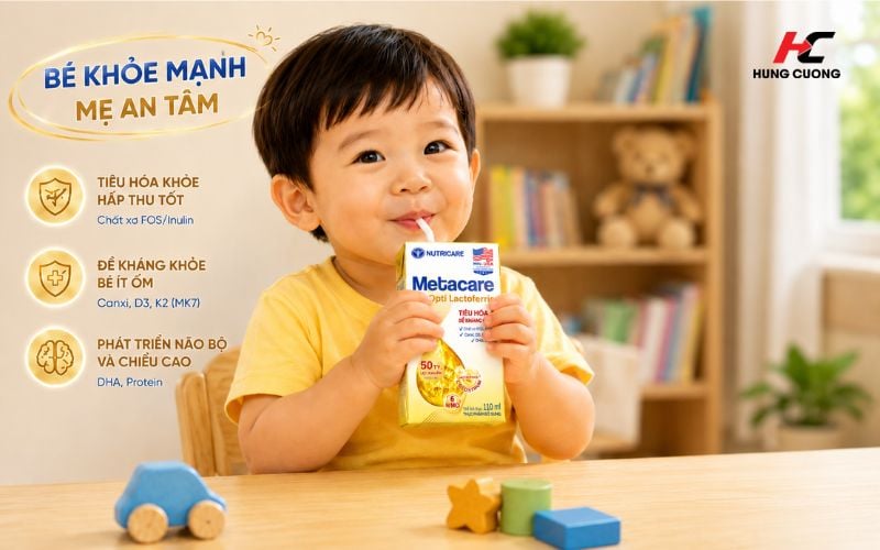 Thành phần nổi bật của sữa MetaCare Opti Lactoferrin pha sẵn