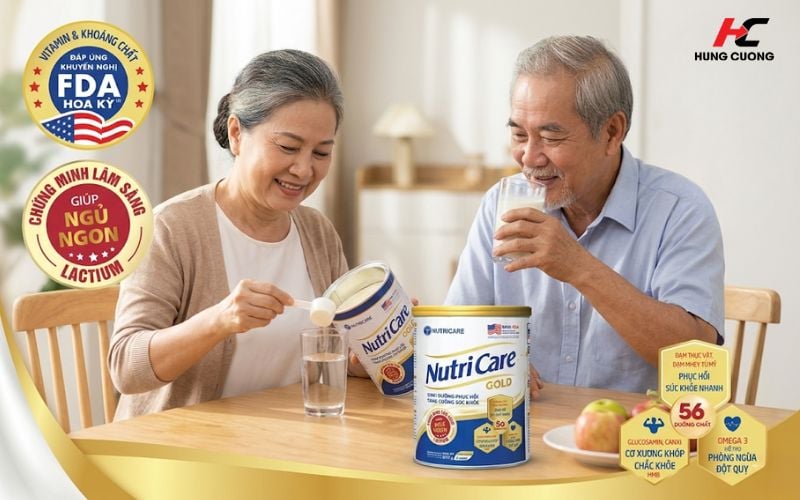 Thành phần nổi bật của sữa bột Nutricare Gold
