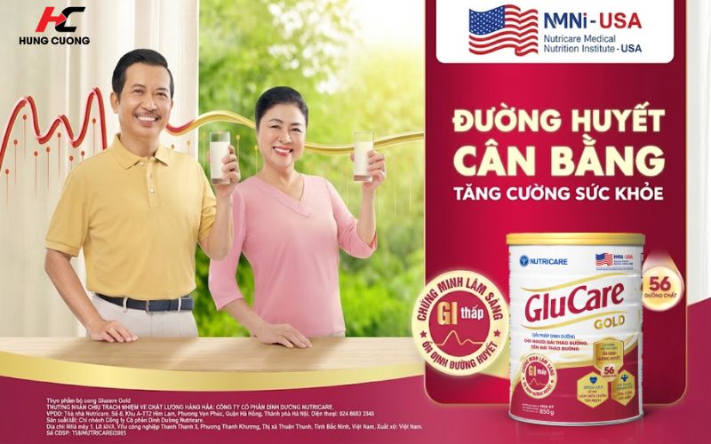 Sữa bột Glucare Gold