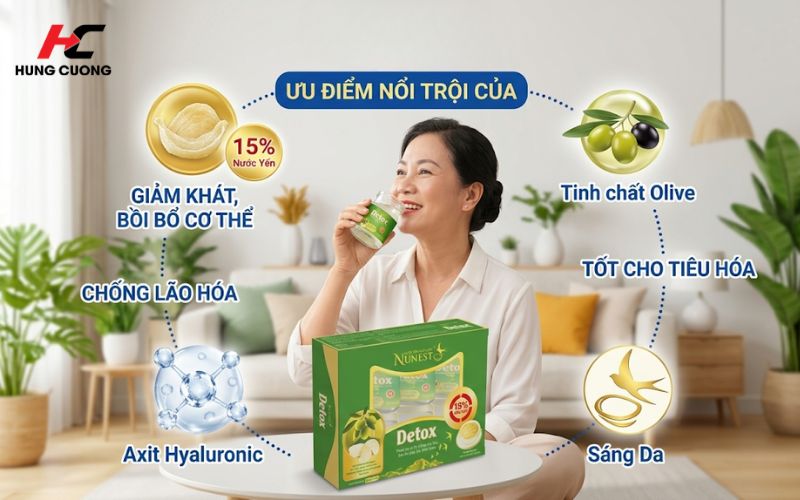 Thành phần nổi bật của Nunest Detox