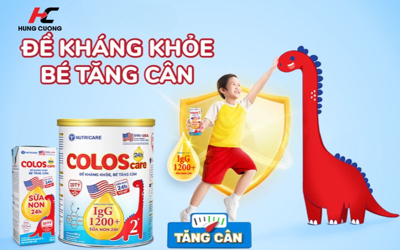 ColosCare 24h - Đề kháng khoẻ, bé tăng cân