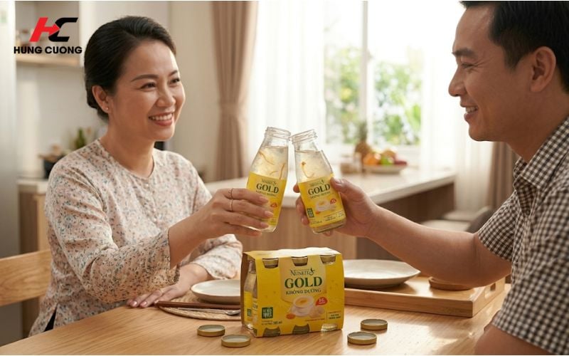 Nước Yến Sào Cao Cấp Nunest Gold Không Đường