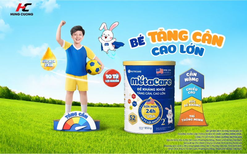 Sữa bột Nutricare Metacare Xanh