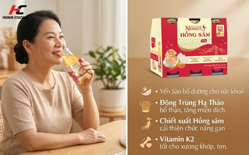 Công dụng của Nunest Hồng Sâm Plus