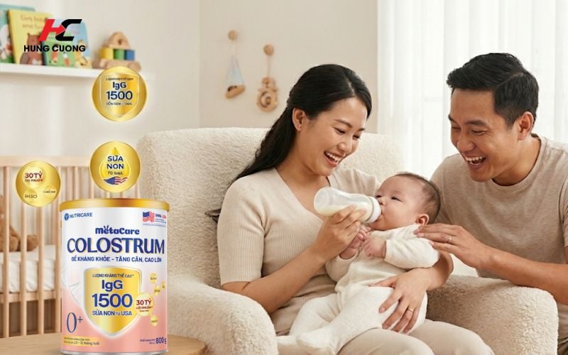 Thành phần nổi bật của Metacare Colostrum 0+
