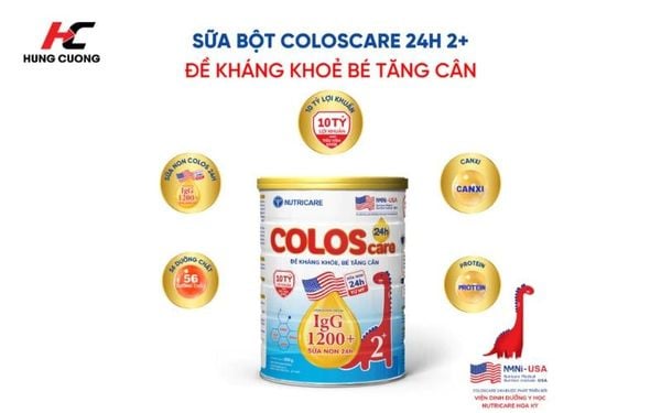 Thành phần dinh dưỡng thiết yếu của ColosCare 24h 2+