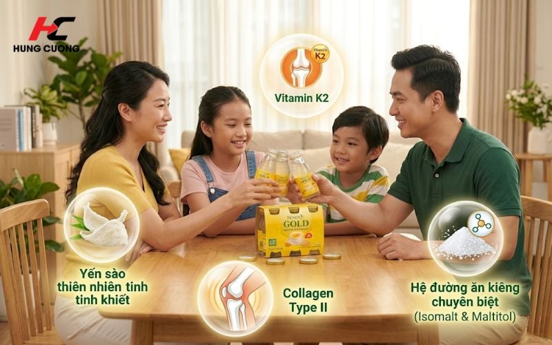 Thành phần nổi bật của Nunest Gold Không Đường